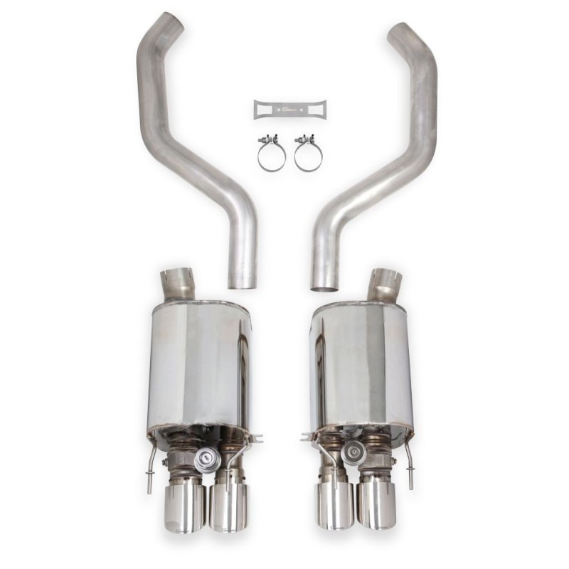 CHEVROLET CORVETTE 2006-2013 C6 Z06 ECHAPPEMENT DEUX SORTIES dual mode axle back Hooker 70401329-RHKR