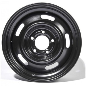 CHEVROLET JANTE RALLYE NOIR 15X7 ralley steel wheel black entraxe 5 x 127.5 mm SELECTION SILVER
