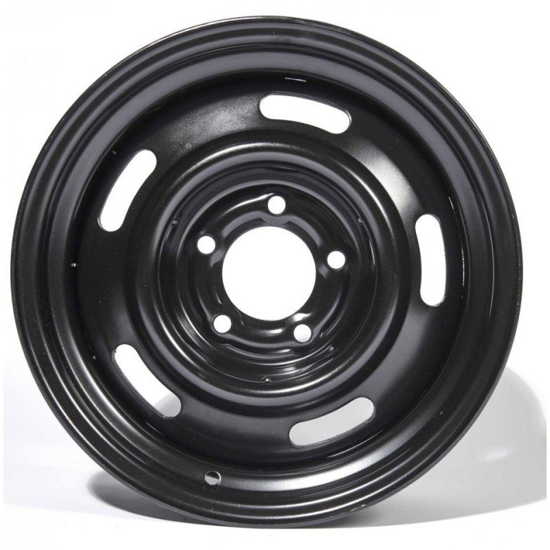 CHEVROLET JANTE RALLYE NOIR 15X7 ralley steel wheel black entraxe 5 x 127.5 mm SELECTION SILVER