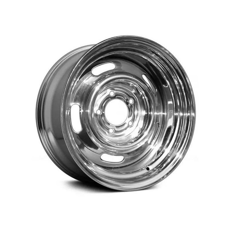 CHEVROLET JANTE RALLYE CHROME 15X7 rally steel wheel chrome entraxe 5 x 127.5 mm SELECTION SILVER