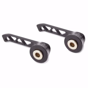 CHEVROLET CAMARO POIGNEE DE PORTE INTERIEUR ALUMINIUM NOIR Pro-touring Billet Interior Door Handle (GM & Ford) - Black RING BROT