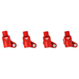 CHEVROLET CAMARO 2.0L TURBO 2016-2020 LOT DE 4 BOBINES CRAYON ROUGE Coil Gm 2.0l Turbo Red MSD 82384