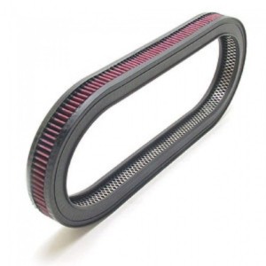FORD MUSTANG 1964-1973 K&N FILTRE À AIR KN POUR FILTRE OVAL COBRA KN E1960 E-1960 Hauteur 1.813 in (46 mm) Longueur intérieure 1