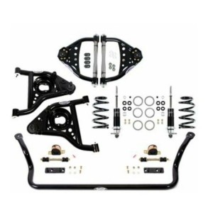 CHEVROLET CAMARO 1970-1981 KIT DE SUSPENSIONS AVANT Detroit Speed Front Speed Kit 2 Single Adjustable Shocks SBC/LS Chevrolet Ca