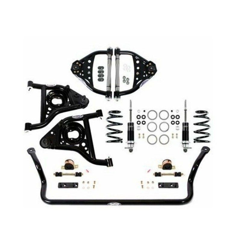 CHEVROLET CAMARO 1970-1981 KIT DE SUSPENSIONS AVANT Detroit Speed Front Speed Kit 2 Single Adjustable Shocks SBC/LS Chevrolet Ca