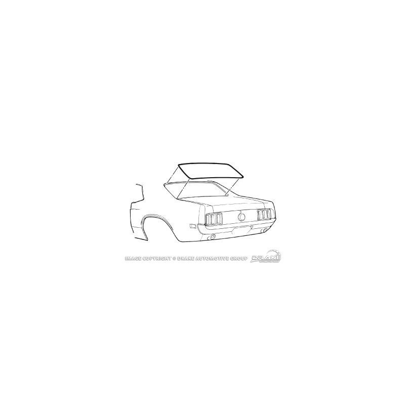 FORD MUSTANG 1969-1970 COUPE JOINT DE VITRE LUNETTE ARRIERE Rear Window Seal coupe SCOTT DRAKE D0ZZ-6542084