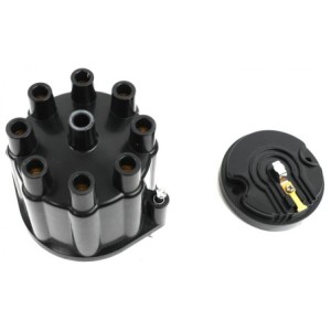 CHEVROLET CORVETTE 1958-1974 283/327/350/396/427/454 TETE DE DELCO ET DOIGT ALLUMEUR ACCEL Heavy-Duty Distributor Cap and Rotor