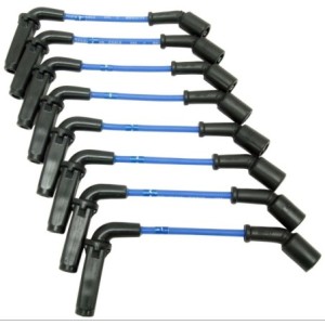 CHEVROLET CORVETTE 2005-2008 V8 364 376 427 SET CABLES DE BOUGIES BLEU 7mm NGK Resistor Spark Plug Wire Sets 51436