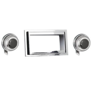 CHEVROLET CORVETTE C3 1968-1976 FACADE CHROME + BOUTONS CHROME chrome plastic bezelstyle