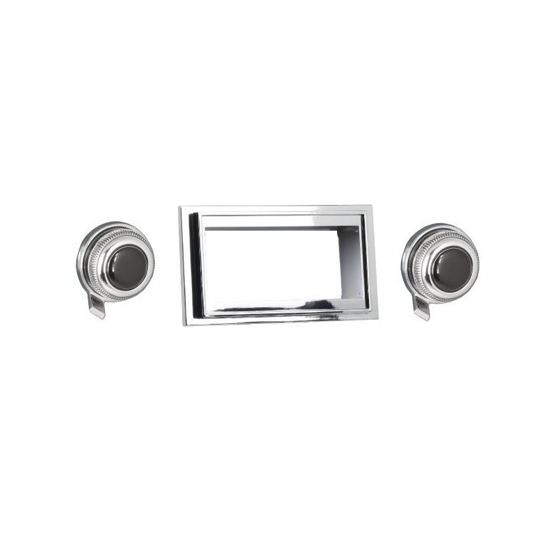 CHEVROLET CORVETTE C3 1968-1976 FACADE CHROME + BOUTONS CHROME chrome plastic bezelstyle