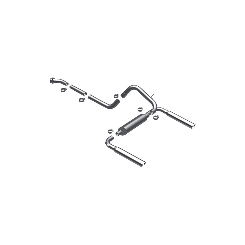 63.5mm (2.5 pouces) CHEVROLET CAMARO 305 5.0L et 350 5.7L 1983-1992 Street Series Performance Exhaust Systems MAGNAFLOW 16829