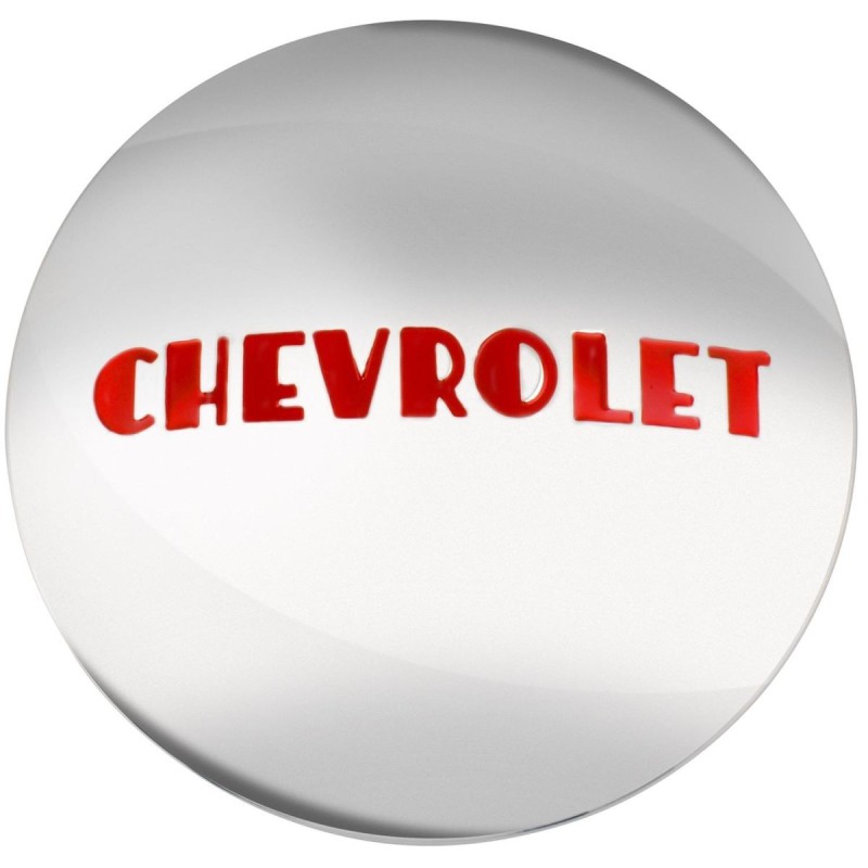 CHEVROLET 3100 1947-1953 CACHE MOYEU EN ACIER INOXYDABLE STYLE BOMBE AVEC LOGO KNS Accessories Center Caps C4753F à l'unité
