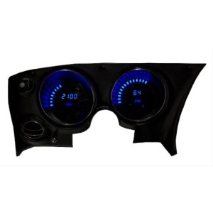 CHEVROLET CORVETTE 1968-1977 KIT DE JAUGES DE TABLEAU DE BORD NUMÉRIQUE BLEU Intellitronix Digital Direct-Fit Gauge Clusters DP2