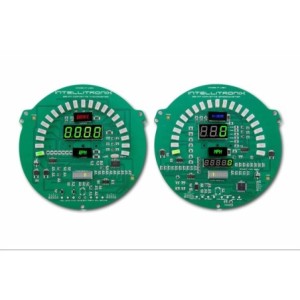 CHEVROLET CORVETTE 1968-1977 KIT DE JAUGES DE TABLEAU DE BORD NUMÉRIQUE BLEU Intellitronix Digital Direct-Fit Gauge Clusters DP2