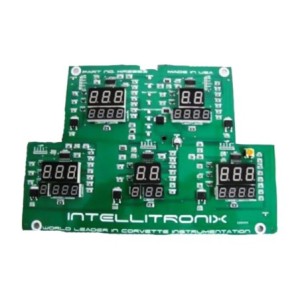 CHEVROLET CORVETTE 1968-1977 KIT DE JAUGES DE TABLEAU DE BORD NUMÉRIQUE BLEU Intellitronix Digital Direct-Fit Gauge Clusters DP2