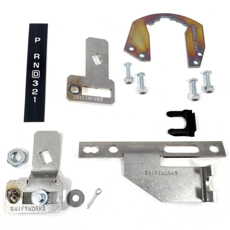 CHEVROLET CORVETTE 1972-1976 BOITE AUTOMATIQUE KIT DE CONVERSION DE LEVIER DE 4 VITESSES Shiftworks Shifter Conversion Kits SC24