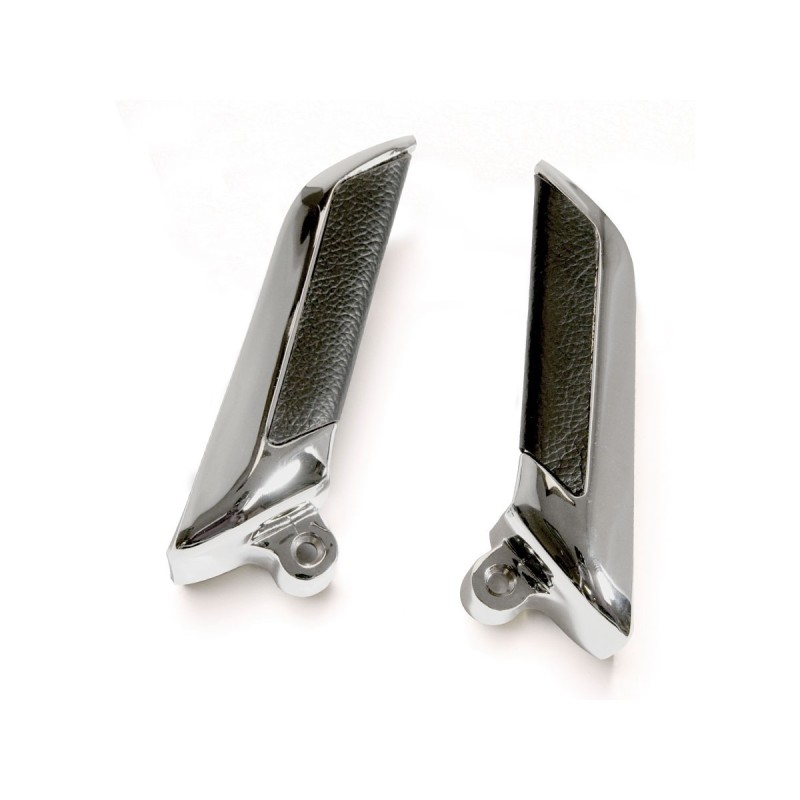 FORD MUSTANG 1965-1966 PAIRE DE POIGNEES INTERIEUR DELUXE CUIR inside door handle deluxe leather pair SCOTT DRAKE C5ZZ-6522600-1