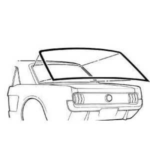 MERCURY COUGAR 1967-1968 Rear window weather seal SCOTT DRAKE C7WY-6542084