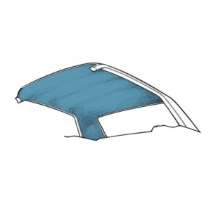 MERCURY COUGAR 1969-1970 COUPE INTERIEUR DE CAPOTE BLEU MOYEN Headliner Medium Blue SCOTT DRAKE HL-FC-TI-69-MB