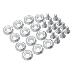 JEEP WRANGLER 2007-2013 JK SET DE VIS ET BOULON POUR CAPOT 26 PIECES External hood hardware set 26 pieces SCOTT DRAKE JP-120011