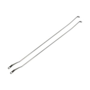 JEEP WRANGLER 1997-2006 TJ Radiator Strut rods stainless pair SCOTT DRAKE JP-120017-S