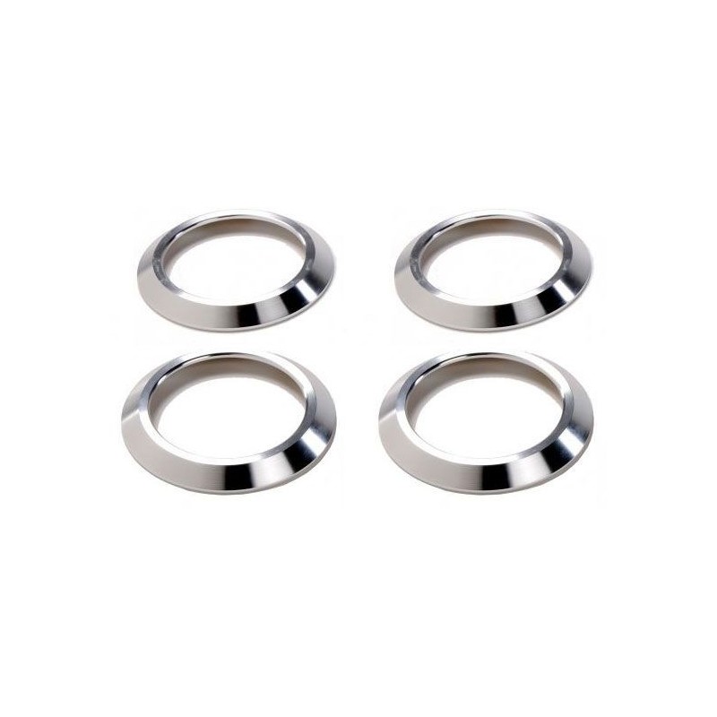 JEEP WRANGLER 2007-2010 JK AC Vent Bezel Trim 4 piece set SCOTT DRAKE JP-180000-AL