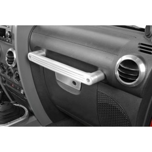 JEEP WRANGLER 2007-2008 UNLIMITED JK POIGNEE INTERIEURE FIXE COTE PASSAGER EN ALUMINIUM Jeep Interior passengler grab handle SCO