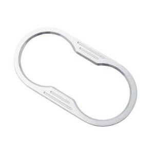 JEEP WRANGLER 2007-2008 UNLIMITED JK CONTOUR DE PORTE GOBELET ALUMINIUM Cup holder bezel SCOTT DRAKE JP-180005-BL