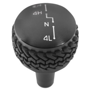 JEEP WRANGLER 2007-2015 JK 4wd shift knob black finish SCOTT DRAKE JP-180011-BK