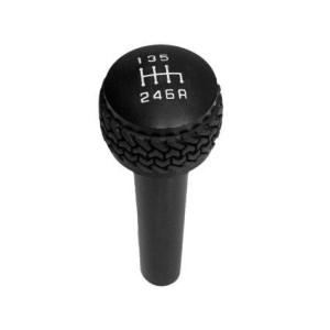 JEEP WRANGLER 2005-2010 TJ JK POMMEAU DE LEVIER DE VITESSES BOITE 6 NOIR 6 speed shift knob black finish SCOTT DRAKE JP-180012-B