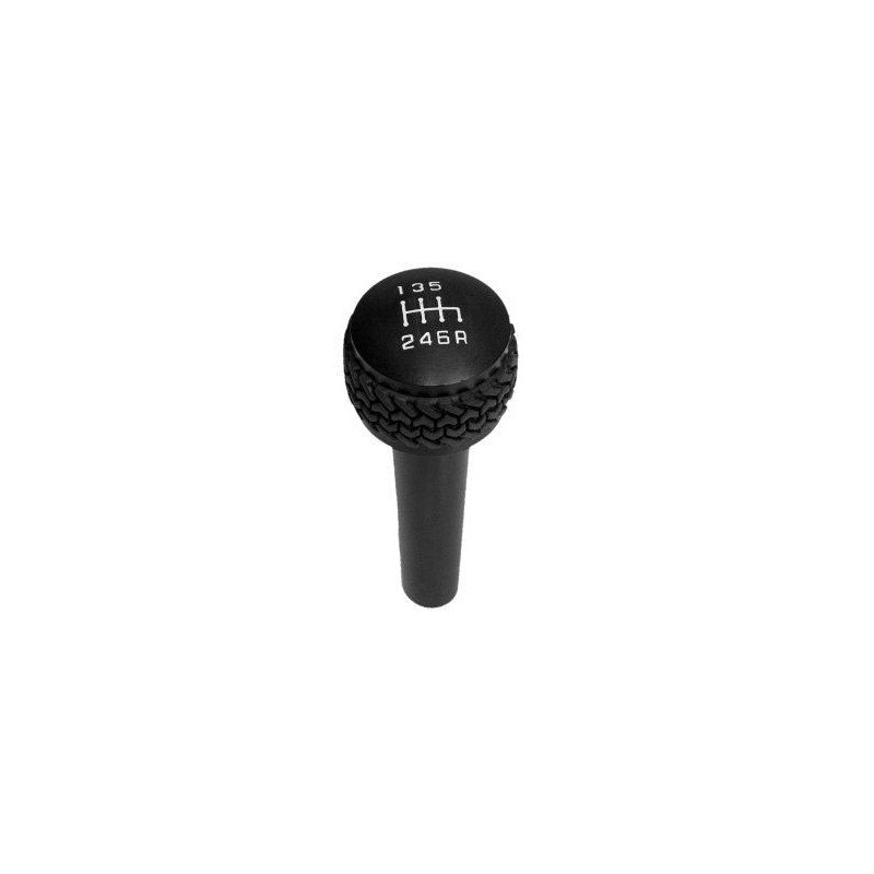 JEEP WRANGLER 2005-2010 TJ JK POMMEAU DE LEVIER DE VITESSES BOITE 6 NOIR 6 speed shift knob black finish SCOTT DRAKE JP-180012-B