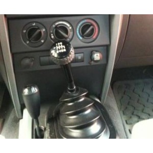 JEEP WRANGLER 2005-2010 TJ JK POMMEAU DE LEVIER DE VITESSES BOITE 6 NOIR 6 speed shift knob black finish SCOTT DRAKE JP-180012-B