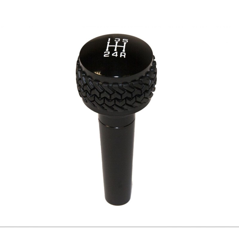 JEEP WRANGLER 1997-2006 POMMEAU DE BOITE DE VITESSES 5 VITESSES NOIR 5 speed shift knob and lever black SCOTT DRAKE JP-180022-BK