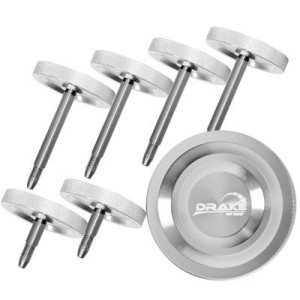 JEEP WRANGLER 2007-2012 JK ALUMINIUM Billet Door Surround Knobs 4 door SCOTT DRAKE JP-180028-BL