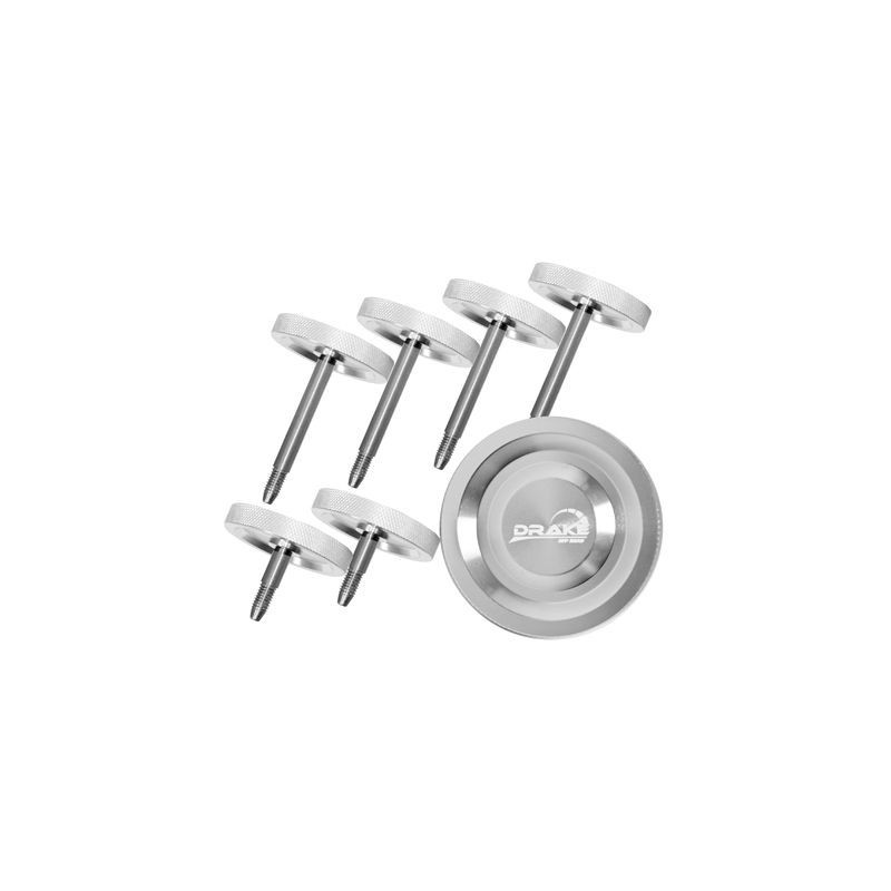 JEEP WRANGLER 2007-2012 JK ALUMINIUM Billet Door Surround Knobs 4 door SCOTT DRAKE JP-180028-BL