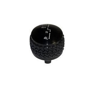 JEEP WRANGLER 1997-2006 YJ POMMEAU DE LEVIER DE VITESSES 4 VITESSES NOIR 4 wheel drive Transfer Case knob black SCOTT DRAKE JP-1