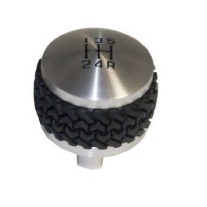 JEEP WRANGLER 1987-1995 YJ POMMEAU DE LEVIER DE BOITE 5 VITESSES ALUMINIUM 5 Speed shift knob Billet SCOTT DRAKE JP-180032-BL