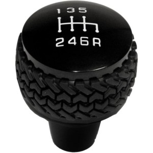 JEEP WRANGLER 2011-2015 JK POMMEAU DE LEVIER DE VITESSES 6 VITESSES NOIR 6 speed shift knob black SCOTT DRAKE JP-181112-BK