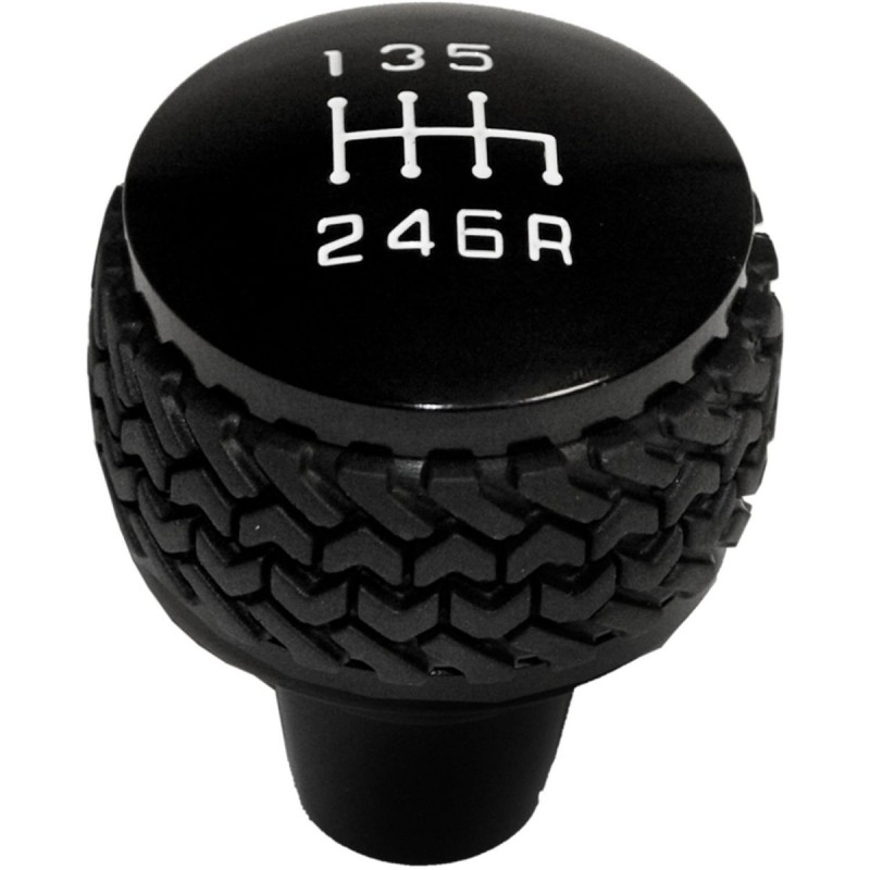 JEEP WRANGLER 2011-2015 JK POMMEAU DE LEVIER DE VITESSES 6 VITESSES NOIR 6 speed shift knob black SCOTT DRAKE JP-181112-BK