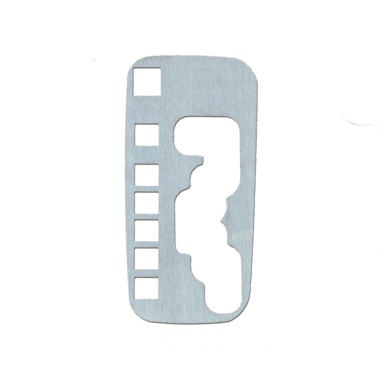 JEEP WRANGLER 2011 JK PLAQUE DE CONSOLE DE BOITE DE VITESSES AUTOMATIQUE Shift plate automatic SCOTT DRAKE JP-1812003-AL
