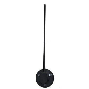 JEEP WRANGLER 2007-2014 JK ANTENE ET SOCLE EN ALUMINIUM ANODISE NOIR billet antenna Black SCOTT DRAKE JP-190002-BK