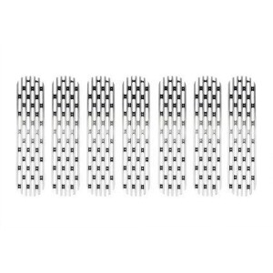JEEP 2007-2014 JK INSERTS DE GRILLE POLI Grille Inserts Polished SCOTT DRAKE JP-190008-POLSH