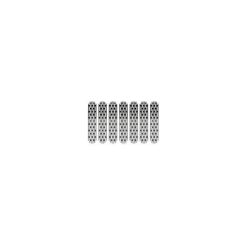 JEEP 1997-2006 TJ INSERTS DE GRILLE NOIR Grille Inserts Black SCOTT DRAKE JP-190018-BLACK