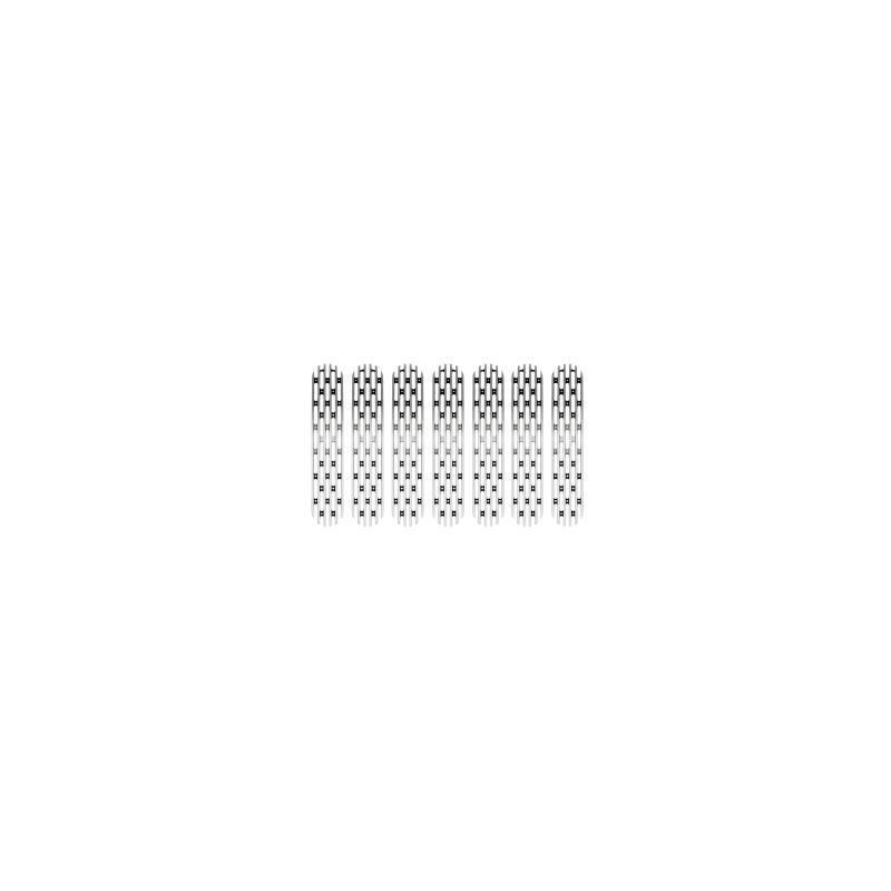 JEEP 1997-2006 TJ INSERTS DE GRILLE POLI Grille Inserts Polished SCOTT DRAKE JP-190018-POLSH