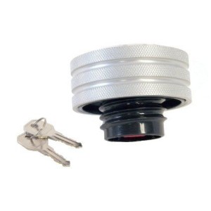 JEEP 1997-2000 TJ TRAPPE A ESSENCE ALUMINIUM Billet fuel Cap SCOTT DRAKE JP-190025-BL