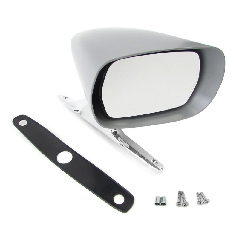 MERCURY COUGAR 1969 outside racing mirror (chrome base)