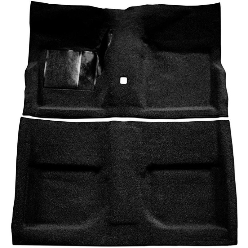 MERCURY COUGAR 1967-1968 MOQUETTE NOIR molded carpet kit black 3524230