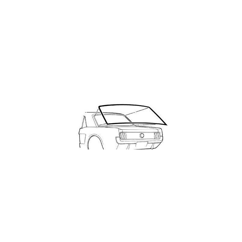 MERCURY COUGAR 1967-1968 JOINT D’ÉTANCHÉITÉ DE FENÊTRE ARRIÈRE Rear window weather seal DANIEL CARPENTER C7WY-6542084