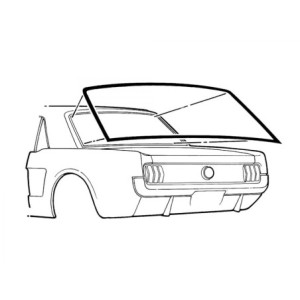 MERCURY COUGAR 1969-1970 JOINT D'ÉTANCHEITÉ DE FENÊTRE ARRIÈRE cougar rear window weather seal DANIEL CARPENTER C9WY-6542084