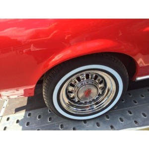 FORD MUSTANG 1968-1969 V8 JANTE GT ACIER CHROME RALLY chrome steel wheel 15x7 (entraxe 114.3 x 5 goujons) SELECTION SILVER C8OZ